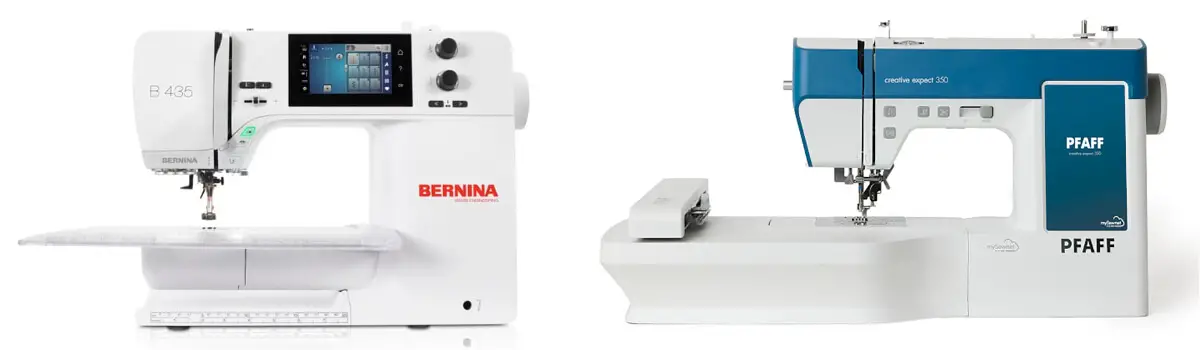 Näh- und Stickmaschinen von BERNINA und Pfaff